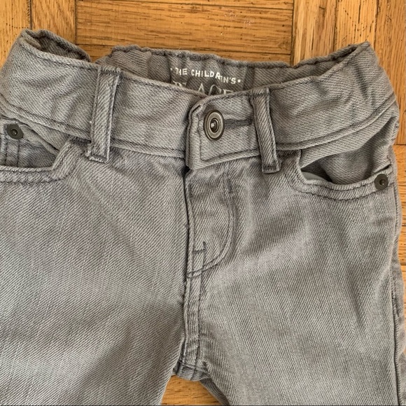 🌟3/$15🌟The Children's Place Grey Wash Skinny Jeans Baby Size 6-9M - Picture 3 of 9